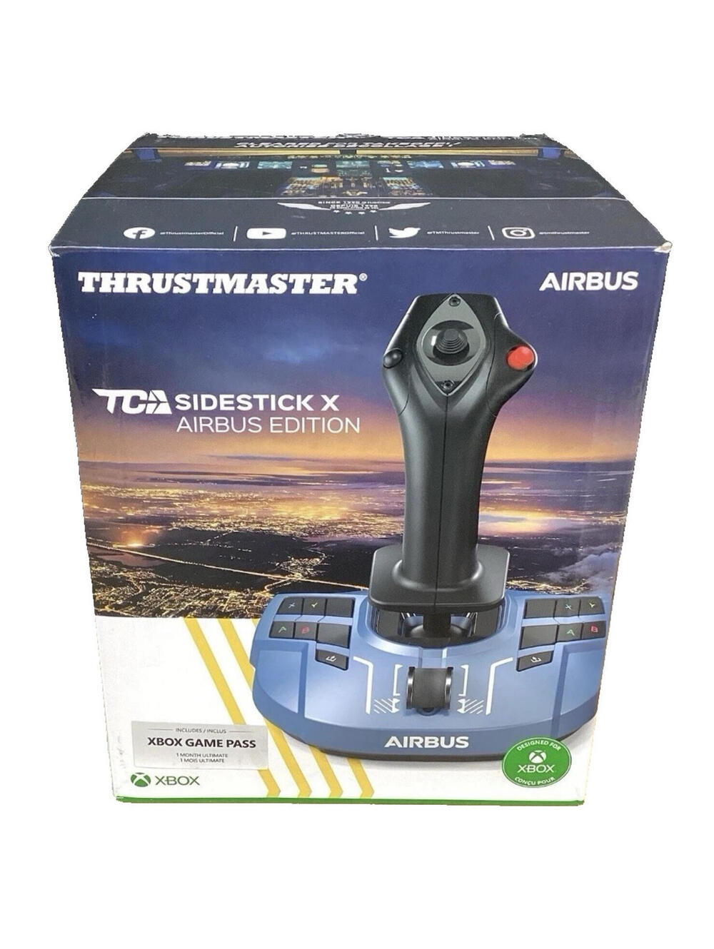 Thrustmaster TCA Sidestick X Airbus Edition Flight Stick PC XBOX TESTED